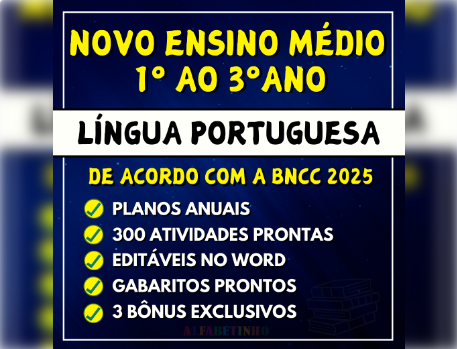 Planejamentos de Língua Portuguesa ensino medio